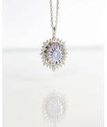 Natural Tanzanite Necklace/Charm Necklace/Rainbow Necklace/UNISEX jewelry - £171.30 GBP