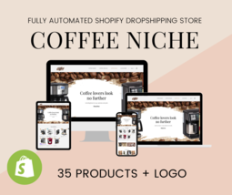 capuccinos.com COFFEE NICHE Fully Automated Dropshipping Business Store ... - £179.13 GBP
