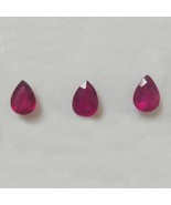 Natural Rubellite Pear Facet Cut 7X5mm Hot Pink Color SI1 Clarity Loose ... - £99.36 GBP