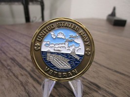 USN Veteran Proud To Be A Navy Veteran Challenge Coin #879M - £6.99 GBP