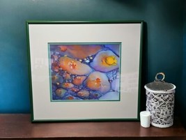 Lary McKee Art Print &quot;FLISH&quot; Signed Framed Numbered 79/650 COA Vintage 2004 - $95.05