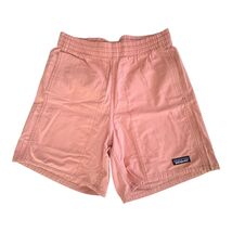Patagonia Funhoggers Shorts 6" Mens Small Sunfade Pink Cotton Elastic Waist - $23.98