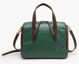 Fossil Sydney Satchel Hunter Green Crossbody Handbag SHB3030340 NWT $150 Retail - £63.45 GBP