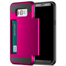 For Samsung S8 Card Holding Case Hot Pink - £5.40 GBP