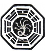 Lost TV Show Dharma Project Hydra Silver Foil Logo Embroidered Patch, NE... - £6.15 GBP