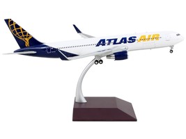 Boeing 767-300ER Commercial Aircraft &quot;Atlas Air&quot; White with Blue Tail &quot;Gemini 2 - £108.20 GBP