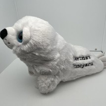 Super Soft White Seal Martha’s Vineyard Plush Stuffed Animal The Petting Zoo 15” - £9.63 GBP