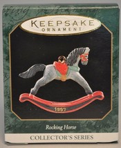 Hallmark - Rocking Horse - Series 10th - Miniature Ornament - £9.45 GBP