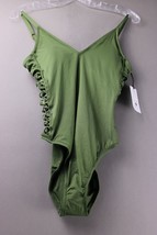 Shad &amp;Shore Womens One piece Swimsuit Olive Vented  NWT  Size Medium 8-10  1182 - £13.61 GBP