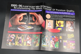 VTG 1995-96 Fleer Ultra Basketball NBA Sell Sheet Promo Ad Poster Flyer Stockton - £14.78 GBP