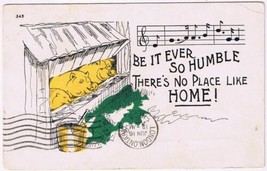 Postcard Pig Sty Be It Ever So Humble There&#39;s No Place Like Home - £2.31 GBP