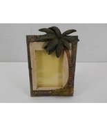 KC HAWAII 3.5X5 PHOTO PICTURE FRAME PALMTREE DISTRESSD LOOK PLASTICCOVER... - £12.57 GBP