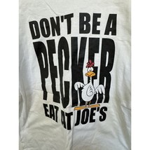 Joe&#39;s Crab Shack XL Shirt Don&#39;t Be A Pecker - Eat At Joe&#39;s Short Sleeve ... - $19.99