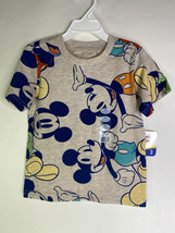 Disney Mickey Mouse Short Sleeve Tee T-Shirt Top Toddler Boys 3T FLAWED - £9.28 GBP