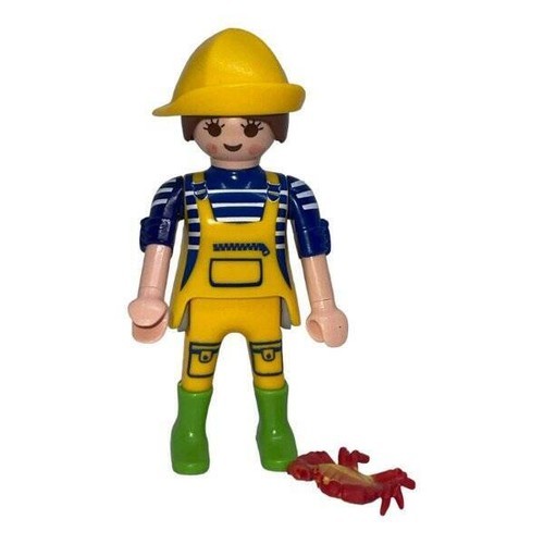 Playmobil Fisherwoman Figure &amp; Crab Sea Mystery Series - $9.87