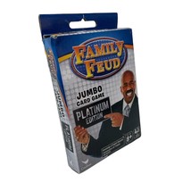 Family Feud Jumbo Card Game Platinum Edition Steve Harvey - $9.94