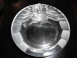 Lalique  Crystal "Tete De Lion" Ashtray. # 4891 image 11