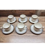 LENOX Coffee Tea Cup &amp; Saucer HARRISON PRESIDENTIAL Bone China - 12 Piec... - $57.11 CAD