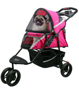 Petique Supernova Pink Pet Stroller: Revolutionary Travel Comfort for Do... - £211.84 GBP