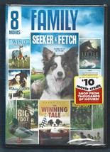 Factory Sealed  DVD-8 Family Movies-Seeker &amp; Fetch, Gordy, Wind Dancer - £6.15 GBP