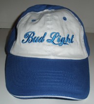 NEW! Bud Light BLUE WITH WHITE TRUCKER /  BASEBALL CAP / HAT - $15.85