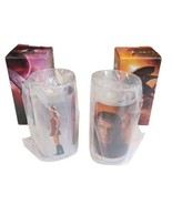 Star Trek Collectible Glasses Spock &amp; Uhura Lot of 2  2008 Burger King NIB - $11.83