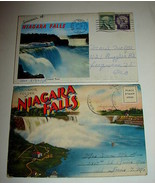 2 1960 Niagara Falls Souvenir Postcard Folder Photo Set - £10.20 GBP