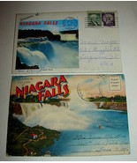 2 1960 Niagara Falls Souvenir Postcard Folder Photo Set - £9.71 GBP