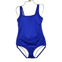 Lands End 6 Blue Womens One Piece Swimsuit Swimwear Wire Free Bra Paddin... - $28.99