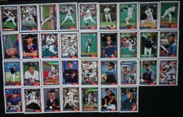 1992 Topps Boston Red Sox Team Set of 34 Baseball Cards - £5.60 GBP