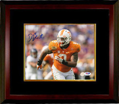 Derek Barnett signed Tennessee Volunteers 8x10 Photo Custom Framed #9- PSA Holog - $123.95