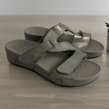 Vionic KYLA/TVW5230 Sandal Wedge Women&#39;s Comfort Size 9 Gray Norm Core - £27.94 GBP