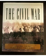 The Civil War: Illustrated History Ken Burns Hardcover 1990 2d Prt PBS C... - $13.99