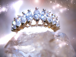 HAUNTED RING ALEXANDRIA'S CRYSTAL ORACLE HER ANSWERS HIGHEST LIGHT OOAK MAGICK  image 2