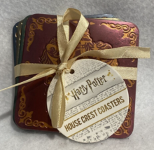 Harry Potter Metal House Crest Coasters Paladone New - £3.99 GBP