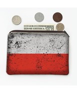 Poland : Gift Coin Purse Flag Retro Artistic Polish Expat Country - £8.00 GBP