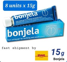 8 packs x 15g Bonjela  Adult Mouth Ulcer Pain Relief Gel fast shipment by DHL Ex - £102.82 GBP