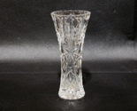 Crystal Bud Vase By LENOX Diamond And Pinwheel Pattern, Notched Rim - SH... - £14.83 GBP