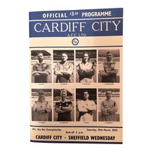 Cardiff City v Sheffield Wednesday Football Programme. 29 / 3 / 2025 - $137.82 MXN