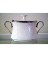 Lenox Moonspun Sugar Bowl USA Lenox Inc. Vintage Made In USA From 1968-1995 - $22.99