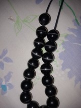 Cats eye Sillimanite 220 carats 20 beads 11 carats each (SOME DAMAGED) - $2,000.00