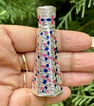 999 Silver Handmade Kajal Sindoor Kumkum Chandan Dani Dibbi Box 6 cm, 23 gm - $155.83