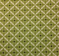 Lacefield Designs Eva Sage Green Floral Medallion Multiuse Fabric By Yard 54&quot;W - £8.59 GBP