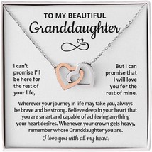 To My Granddaughter Necklace, Granddaughter Gifts From Grandma Grandmother Or Gr - £49.55 GBP