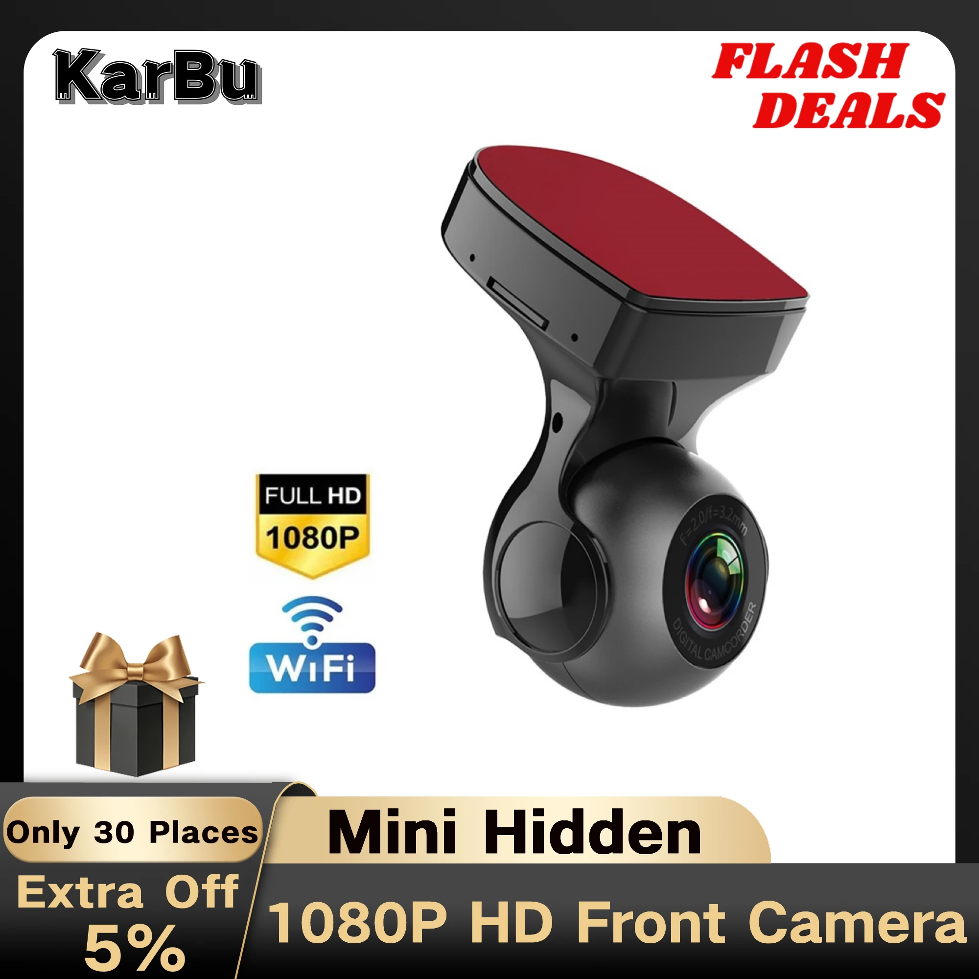 1080P Dash Cam for Car Camera Wifi Dvr Para Coche Hidden Dashcam Voor Auto Video - £32.56 GBP+