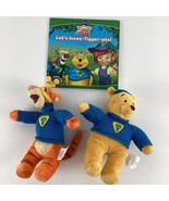 Disney My Friends Tigger &amp; Pooh Super Sleuths Book Plush Stuffed Animal ... - $67.60 CAD