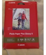 Canon Photo Paper Lot -Paper Plus Glossy II-Two 20 count 5x7 - $8.59
