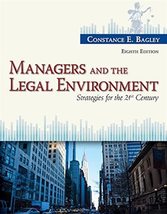 Managers and the Legal Environment: Strategies for the 21st Century [Har... - $9.80