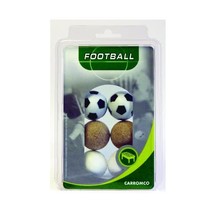 Carromco Table Football Balls 2 x Black / White 2 x White 2 x Plain Cork  - $20.00