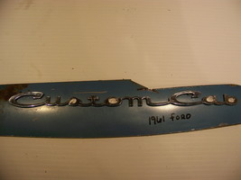 1961 FORD TRUCK CUSTOM CAB EMBLEM OEM 1962 1963 1964 1965 1966 - $71.98